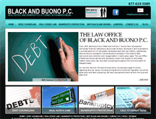 Tablet Screenshot of blackandbuono.com